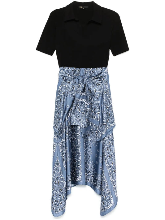 Panelled Midi Dress