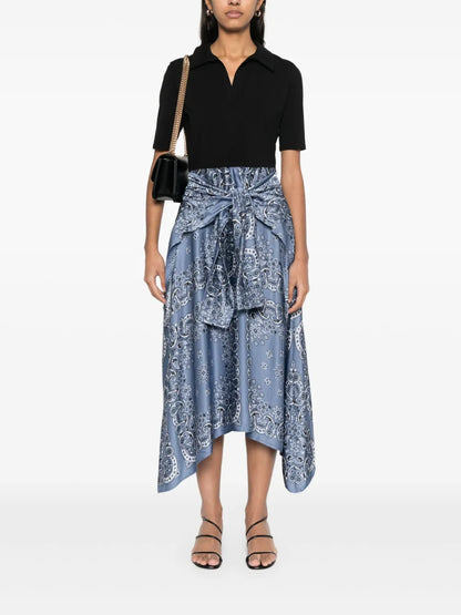 Panelled Midi Dress