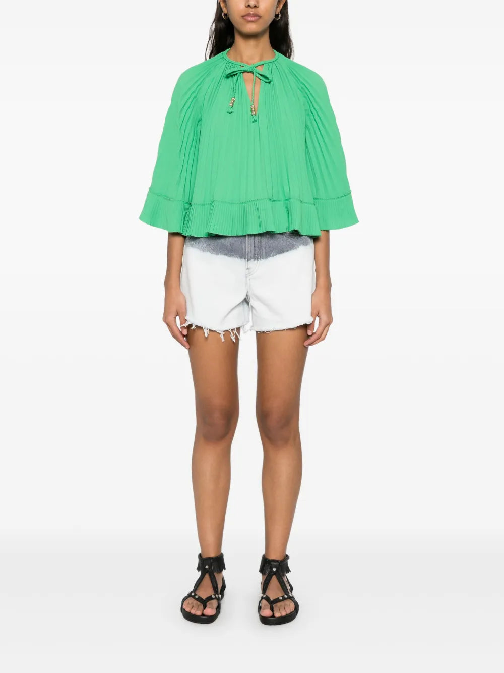 Plissé Blouse