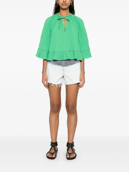 Plissé Blouse