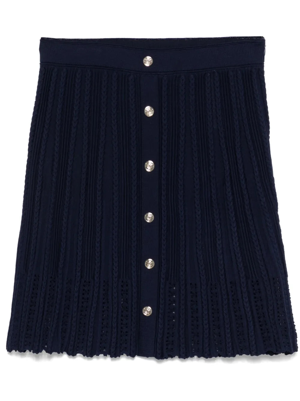 Cable-Knit Mini Skirt