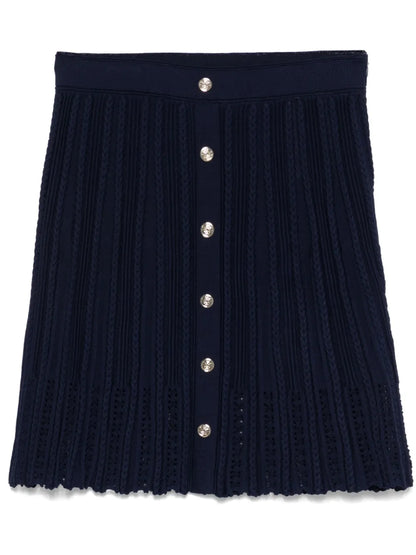 Cable-Knit Mini Skirt
