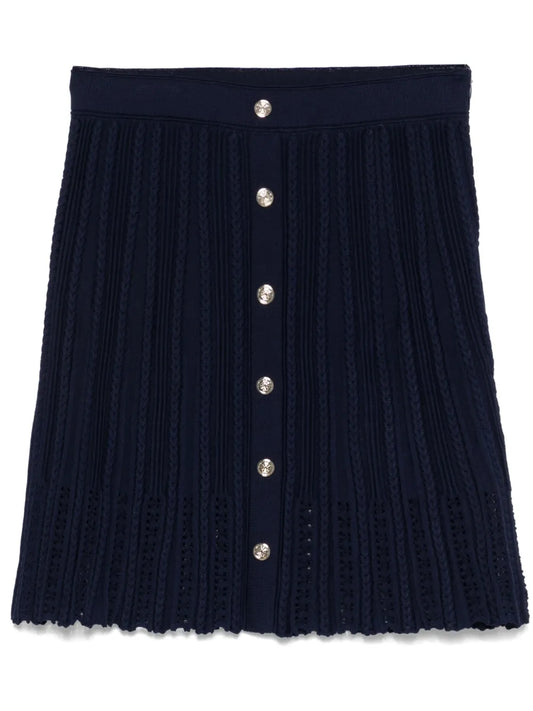 Cable-Knit Mini Skirt