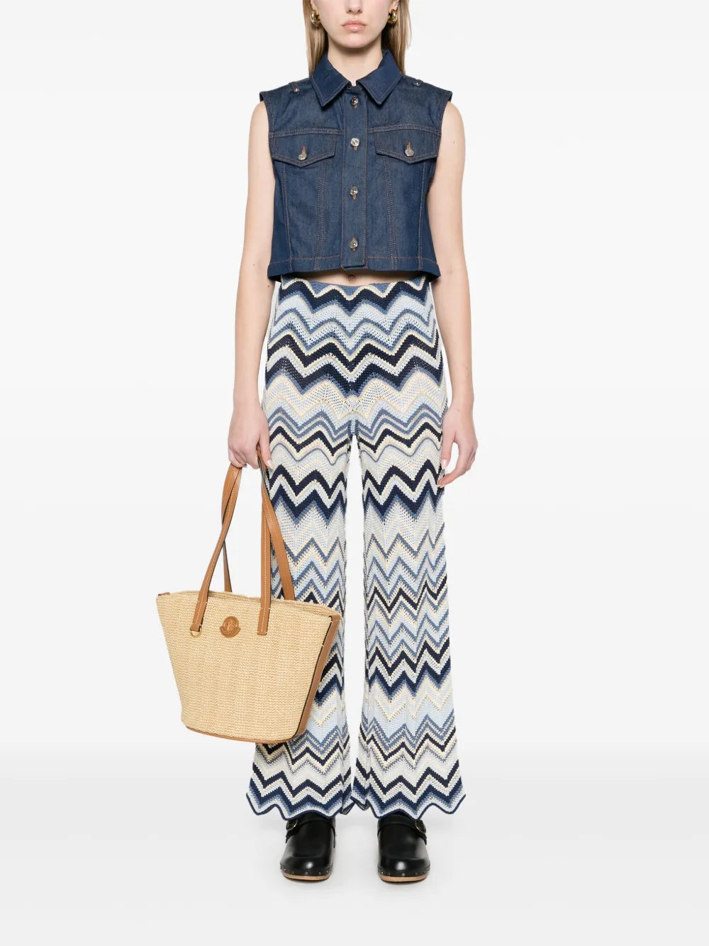 Crochet Flared Trousers