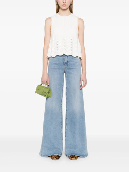 Faux-Pearl-Detailed Top
