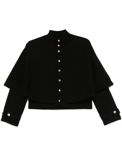 Cape-Effect Cardigan