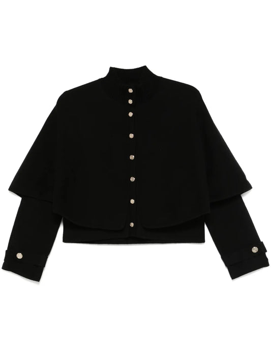 Cape-Effect Cardigan