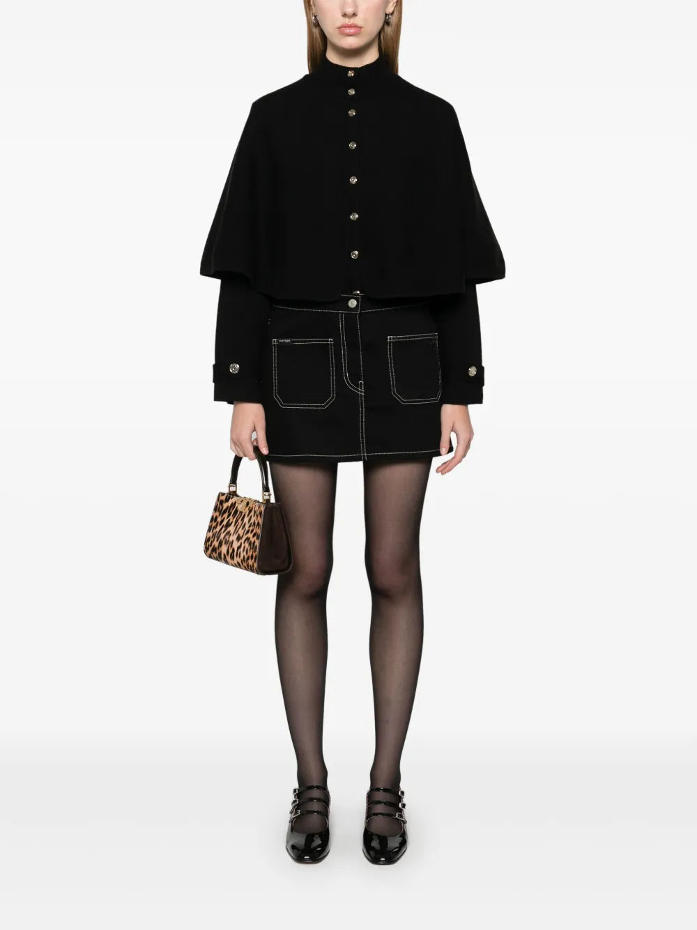 Cape-Effect Cardigan