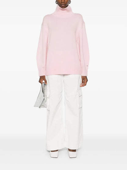 Roll-Neck Wool-Cashmere Jumper