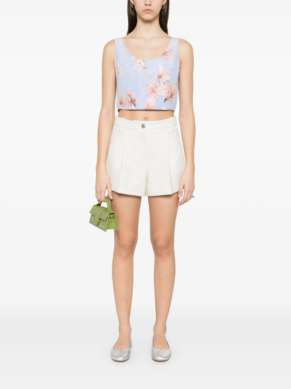 Floral-Pint Top