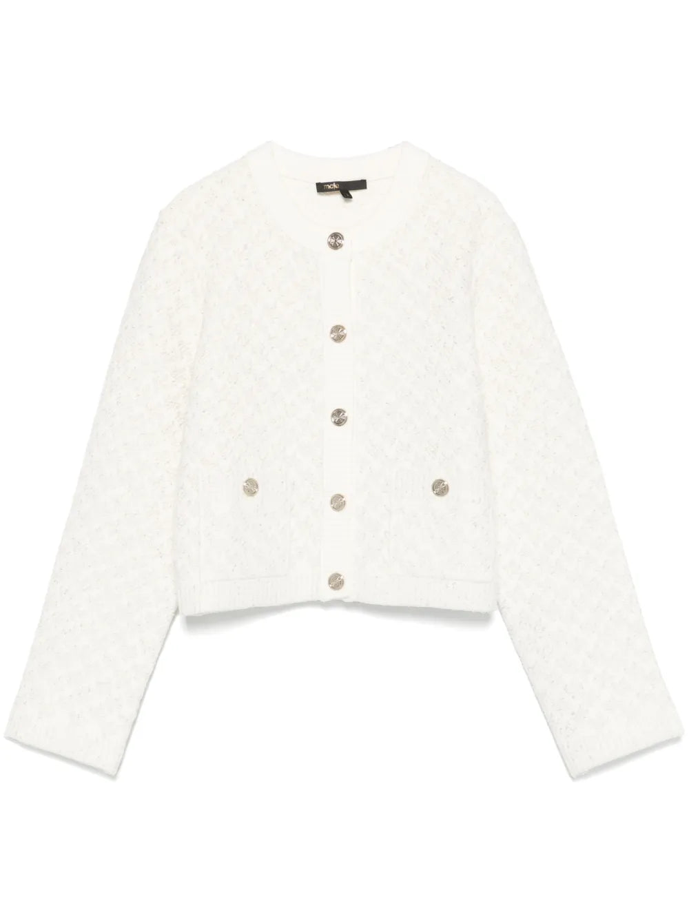 Sequin-Embellished Cardigan