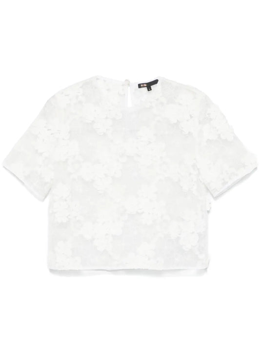 Floral-Lace T-Shirt