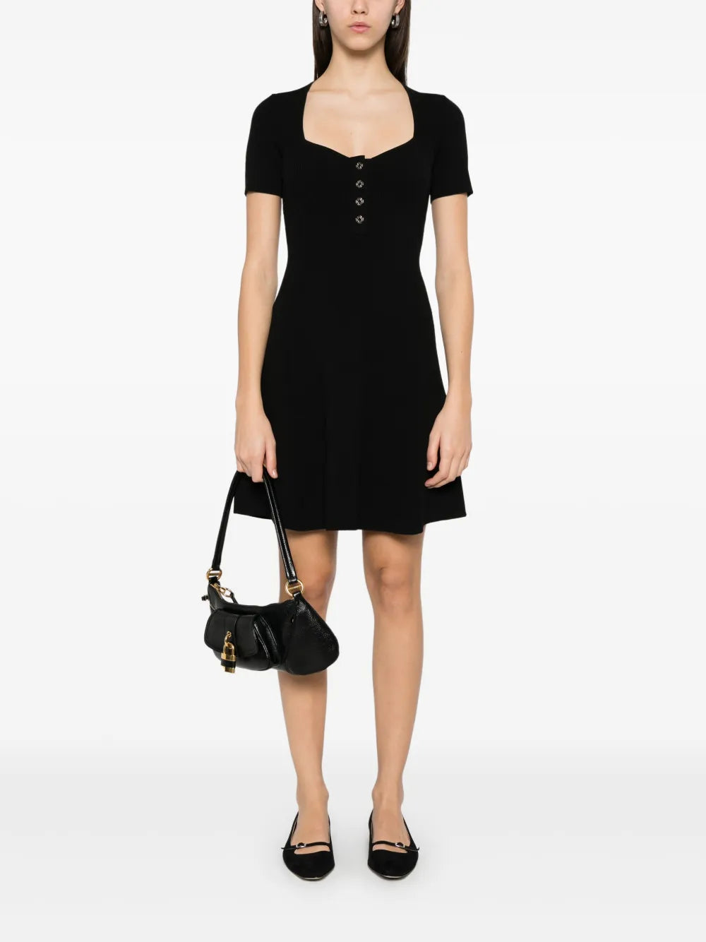 Ribbed Mini Dress