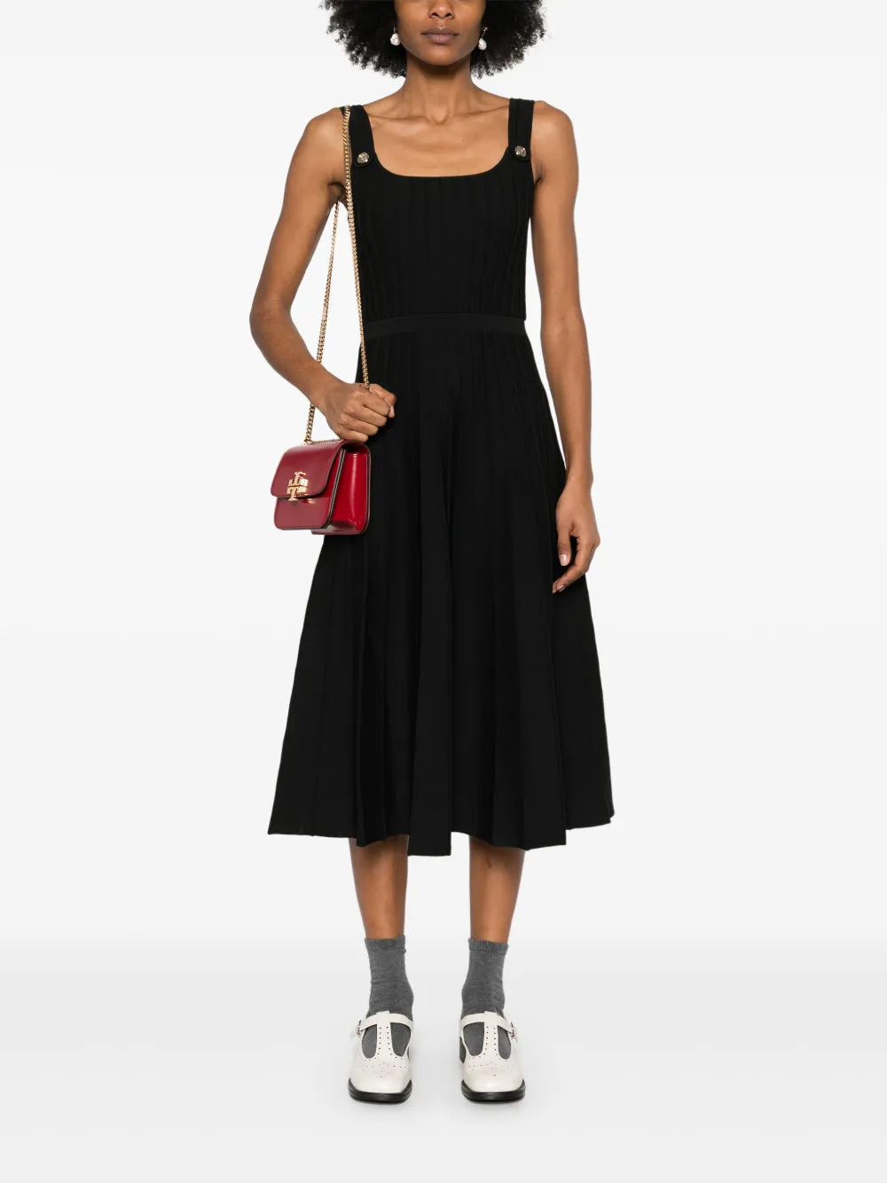 Ribbed Midi Dress