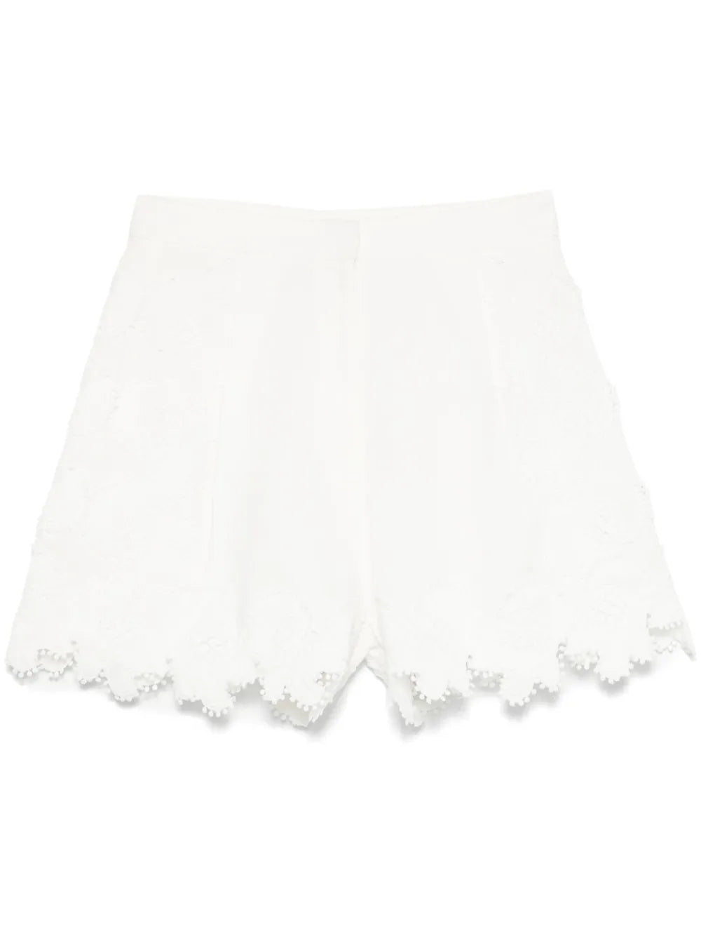Guipure Lace-Detail Shorts