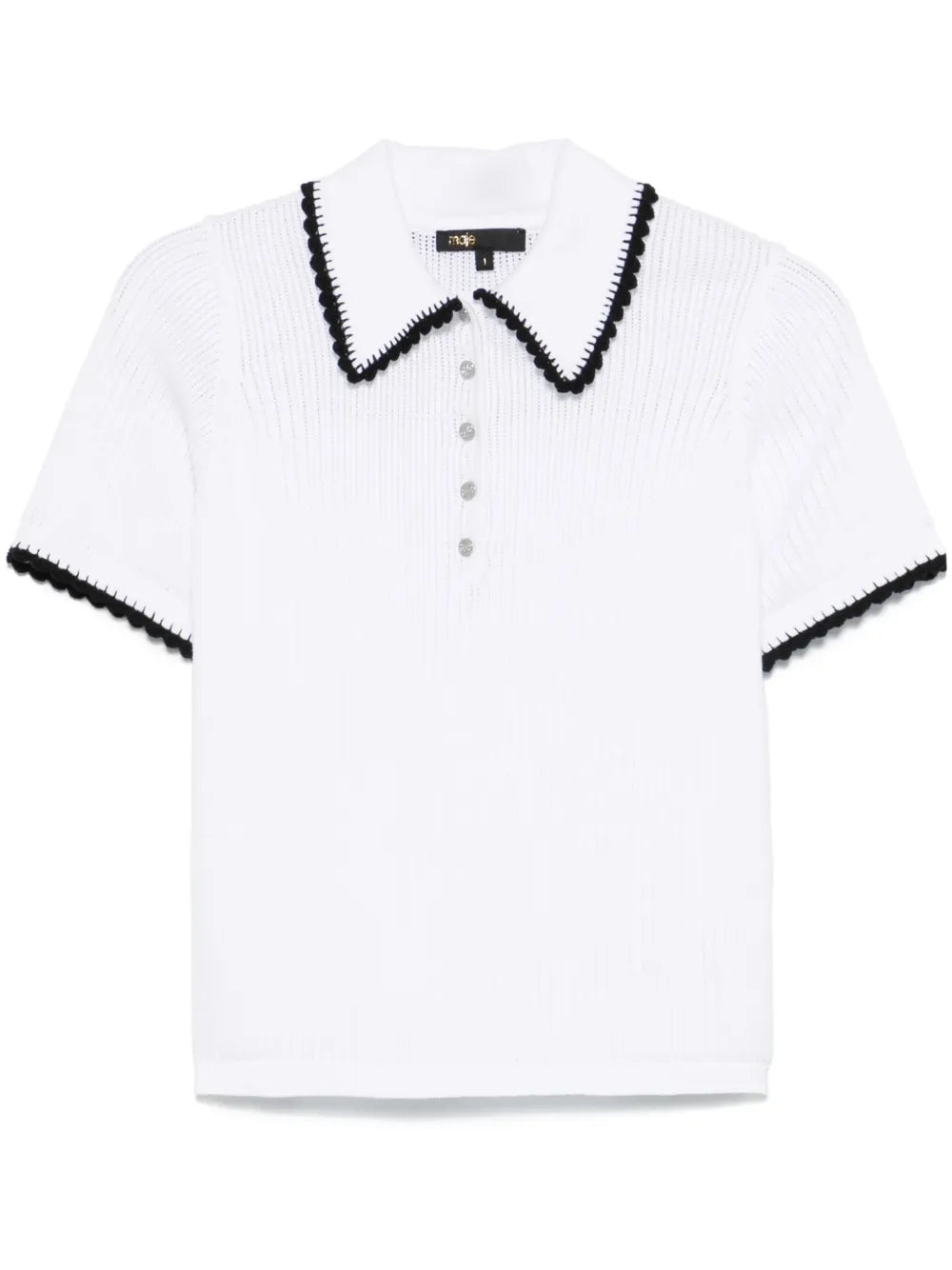 Knitted Polo Top