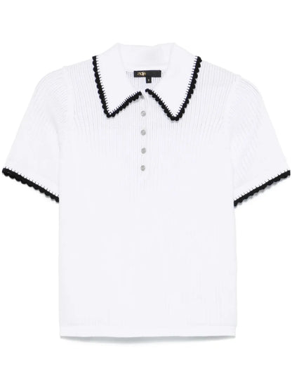 Knitted Polo Top