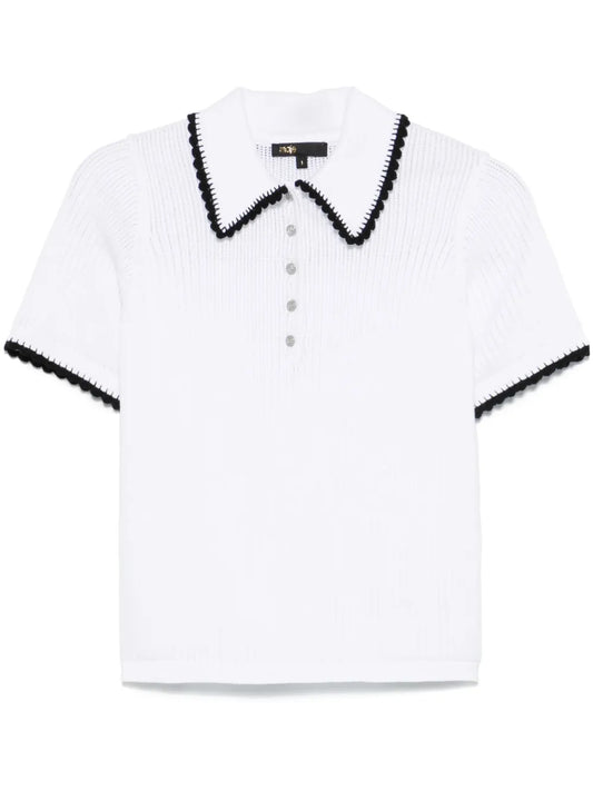 Knitted Polo Top