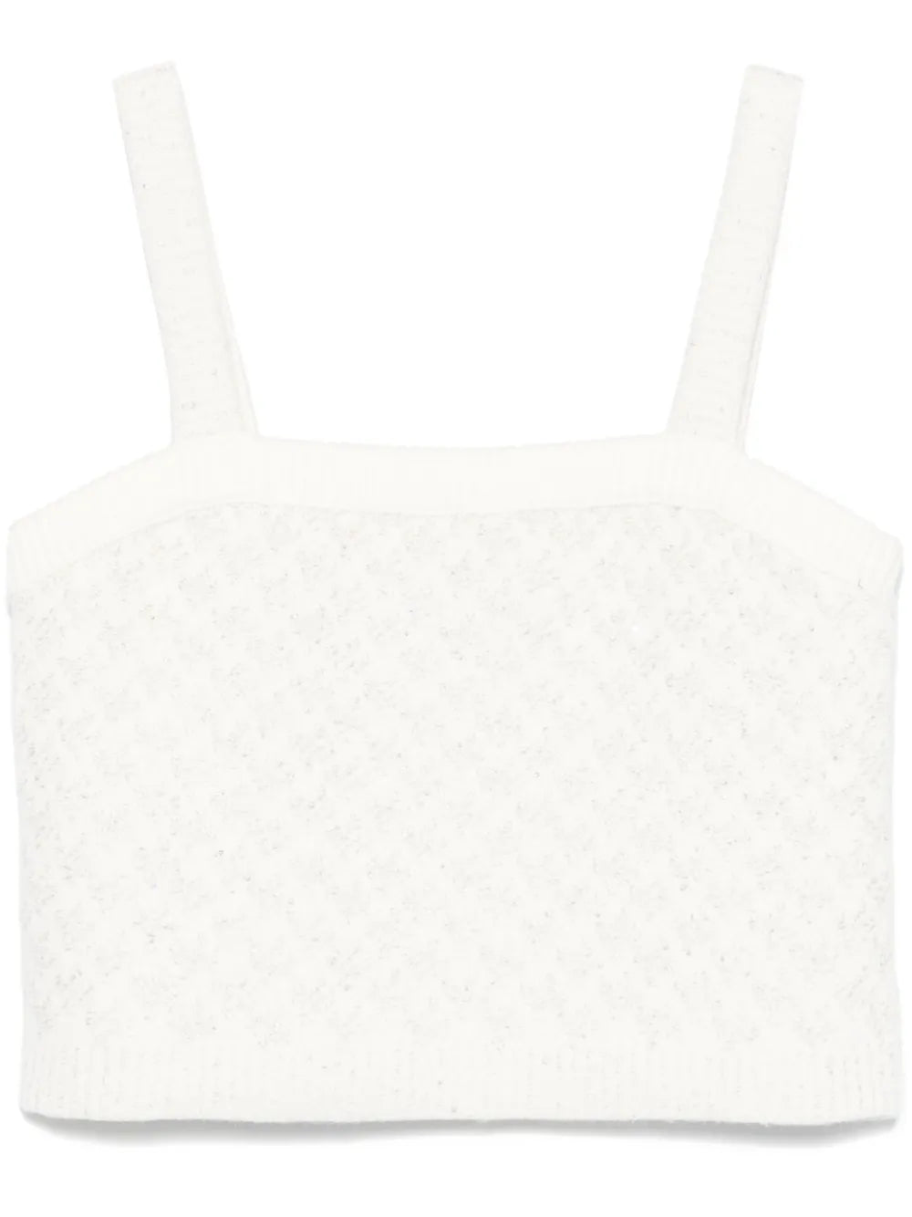 Sequin-Embellished Tank Top