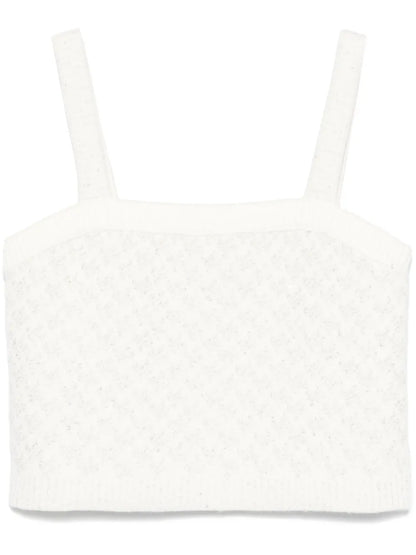Sequin-Embellished Tank Top