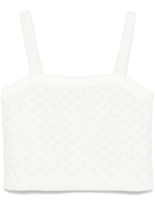 Sequin-Embellished Tank Top