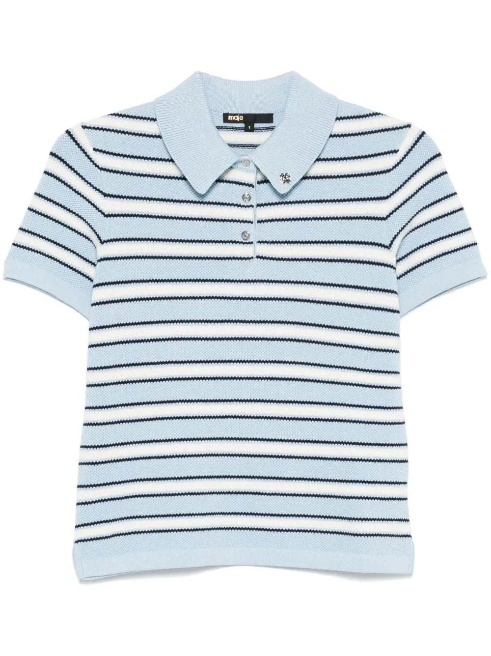 Striped Polo Top