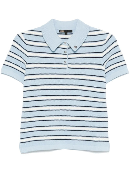 Striped Polo Top