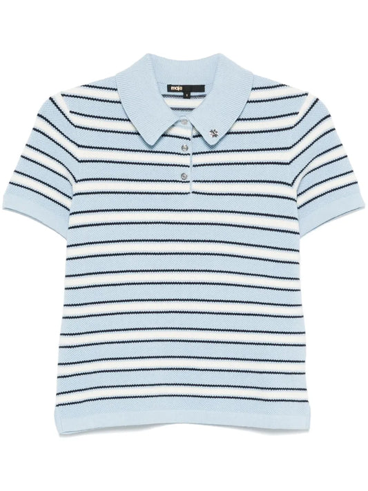 Striped Polo Top