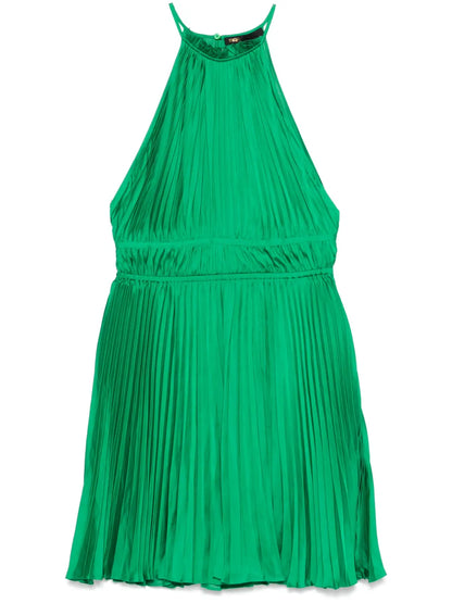 Plissé Mini Dress