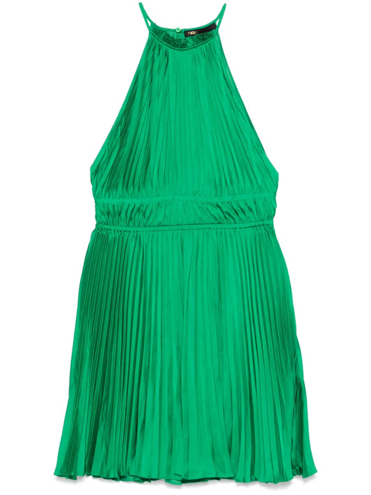 Plissé Mini Dress