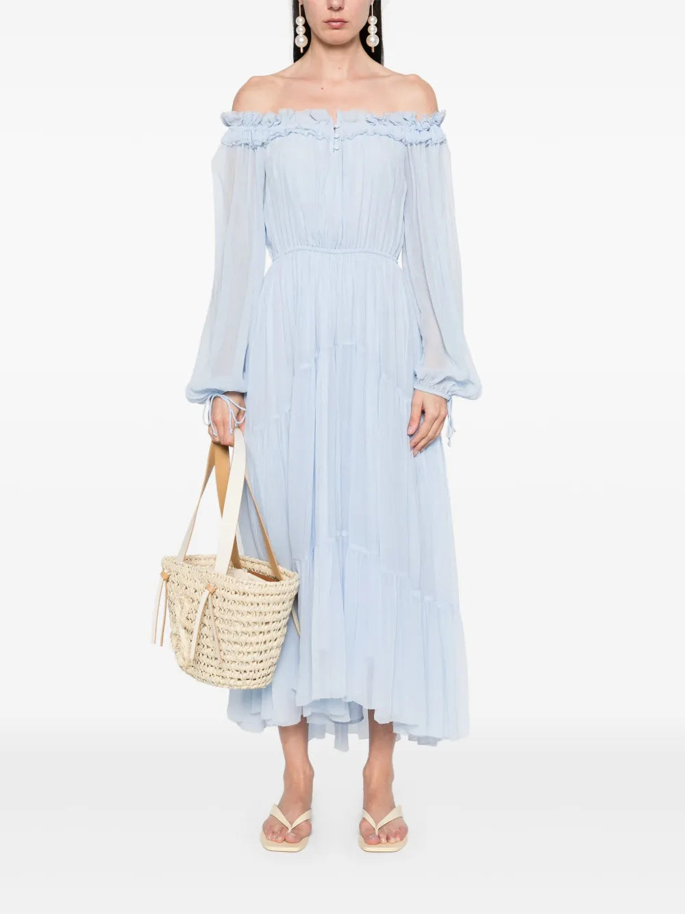 Flared Midi Dress
