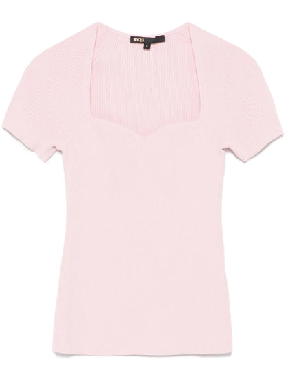 Ribbed-Knit Top