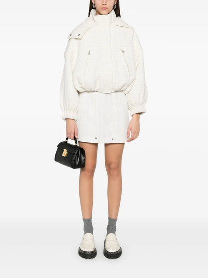 Tweed Puffer Jacket