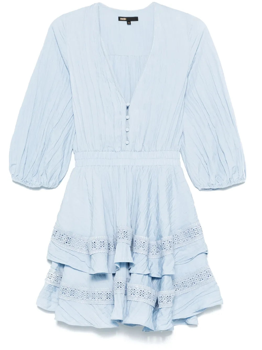 Peplum-Hem Mini Dress