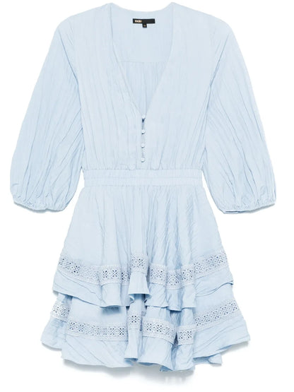 Peplum-Hem Mini Dress