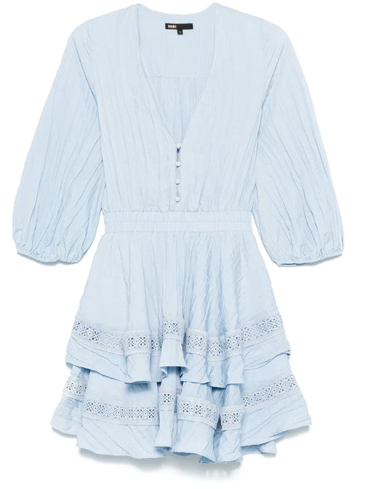 Peplum-Hem Mini Dress