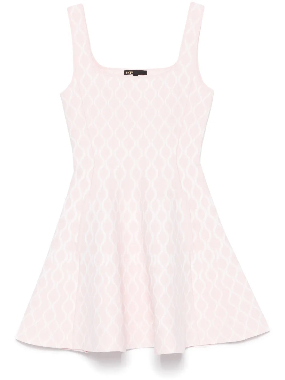 Jacquard Knitted Mini Dress