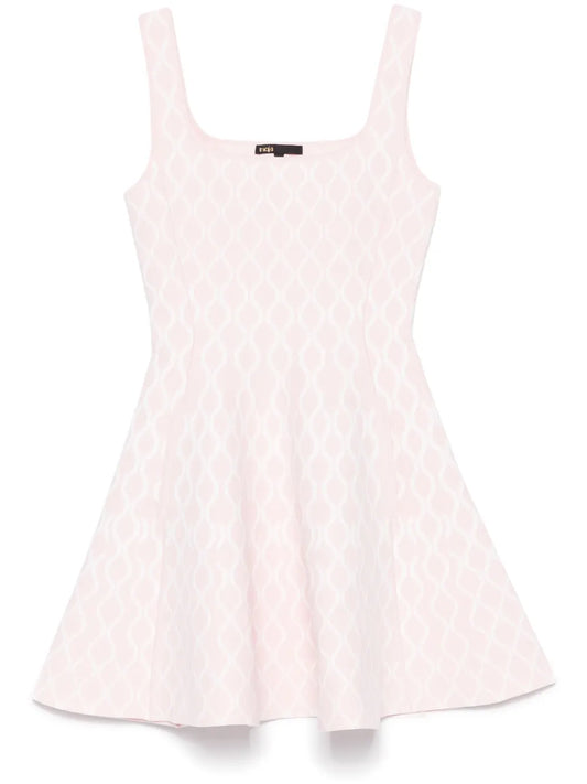 Jacquard Knitted Mini Dress