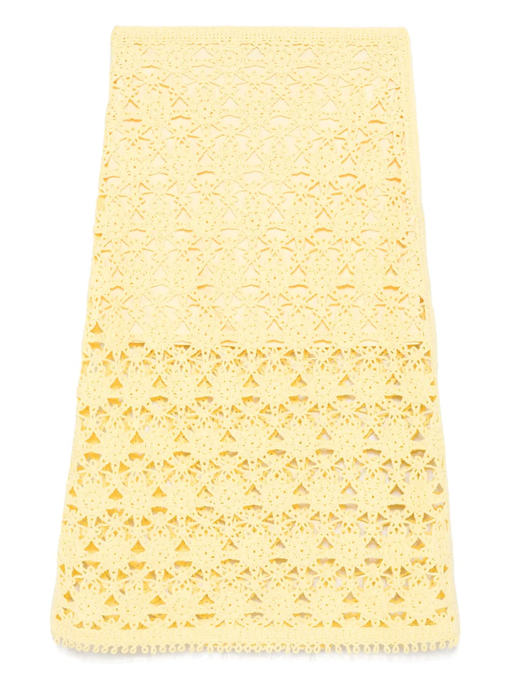 Sun-Patterned Midi Skirt