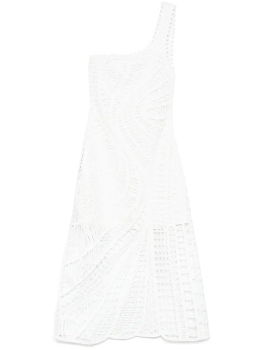 One-Shoulder Midi Dress