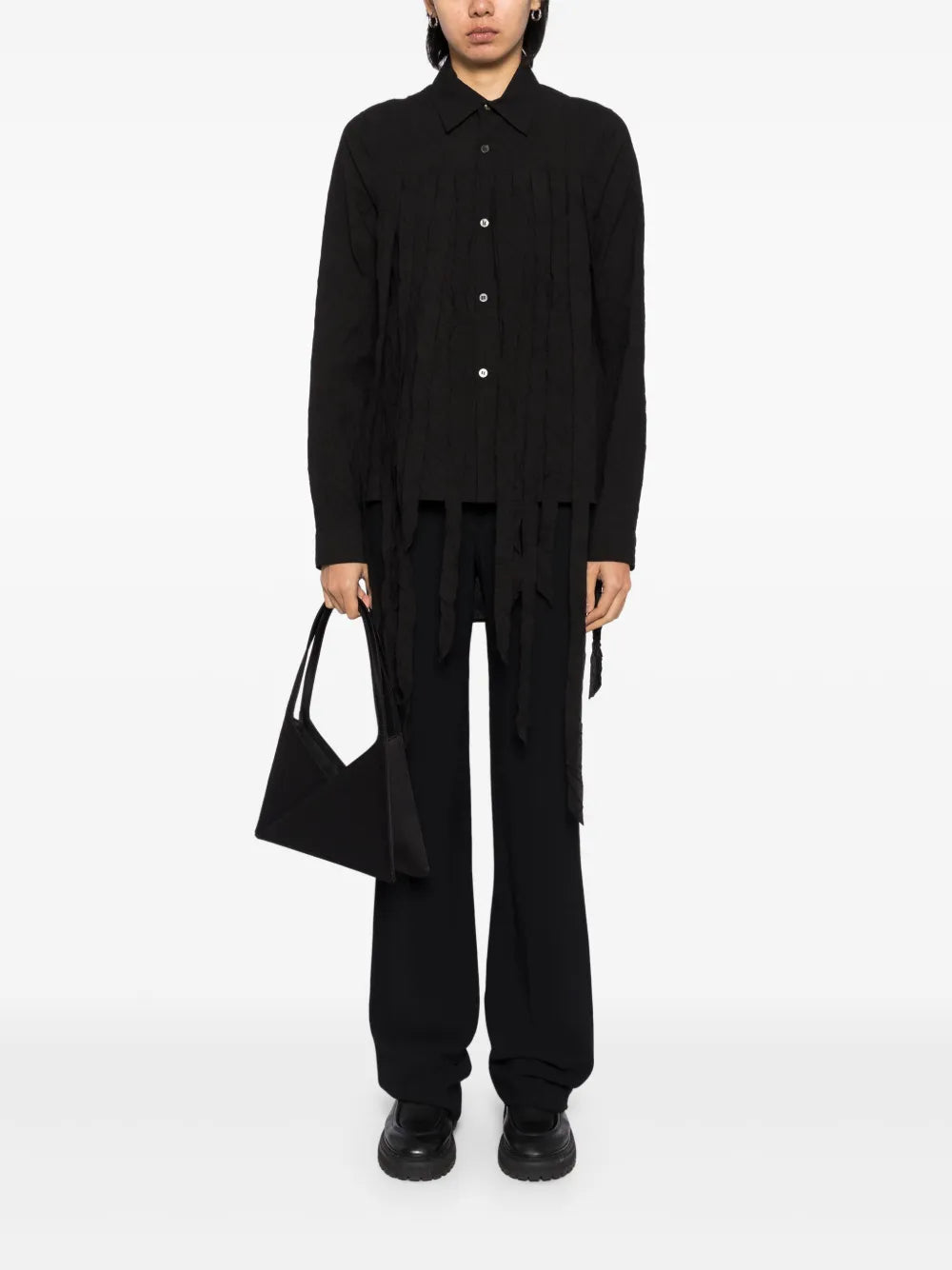 Crease-Effect Shirt