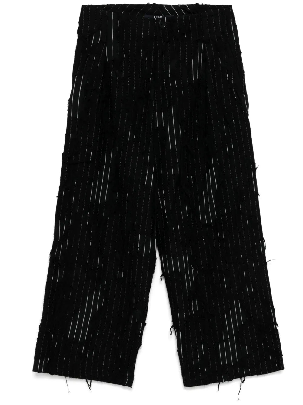 Distressed Straight Trousers