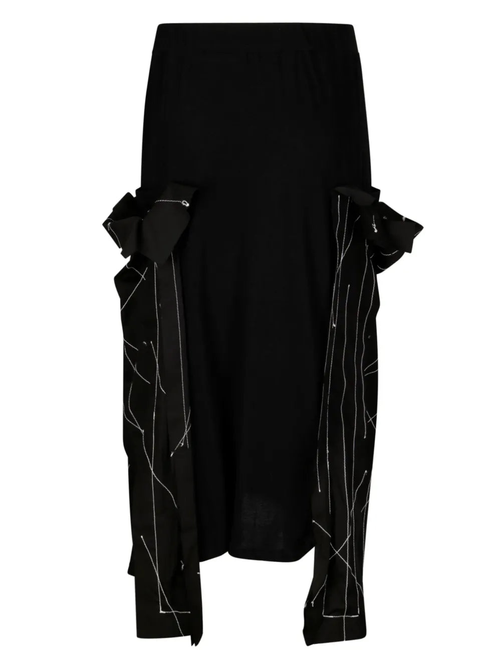 Embroidered Midi Skirt