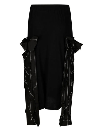Embroidered Midi Skirt