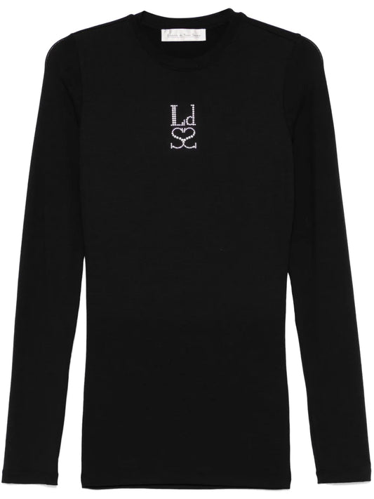 Long-Sleeve Stud T-Shirt