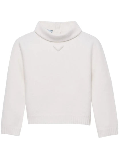Embossed-Logo Sweater