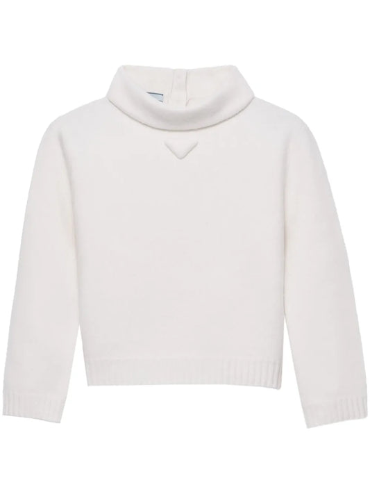 Embossed-Logo Sweater