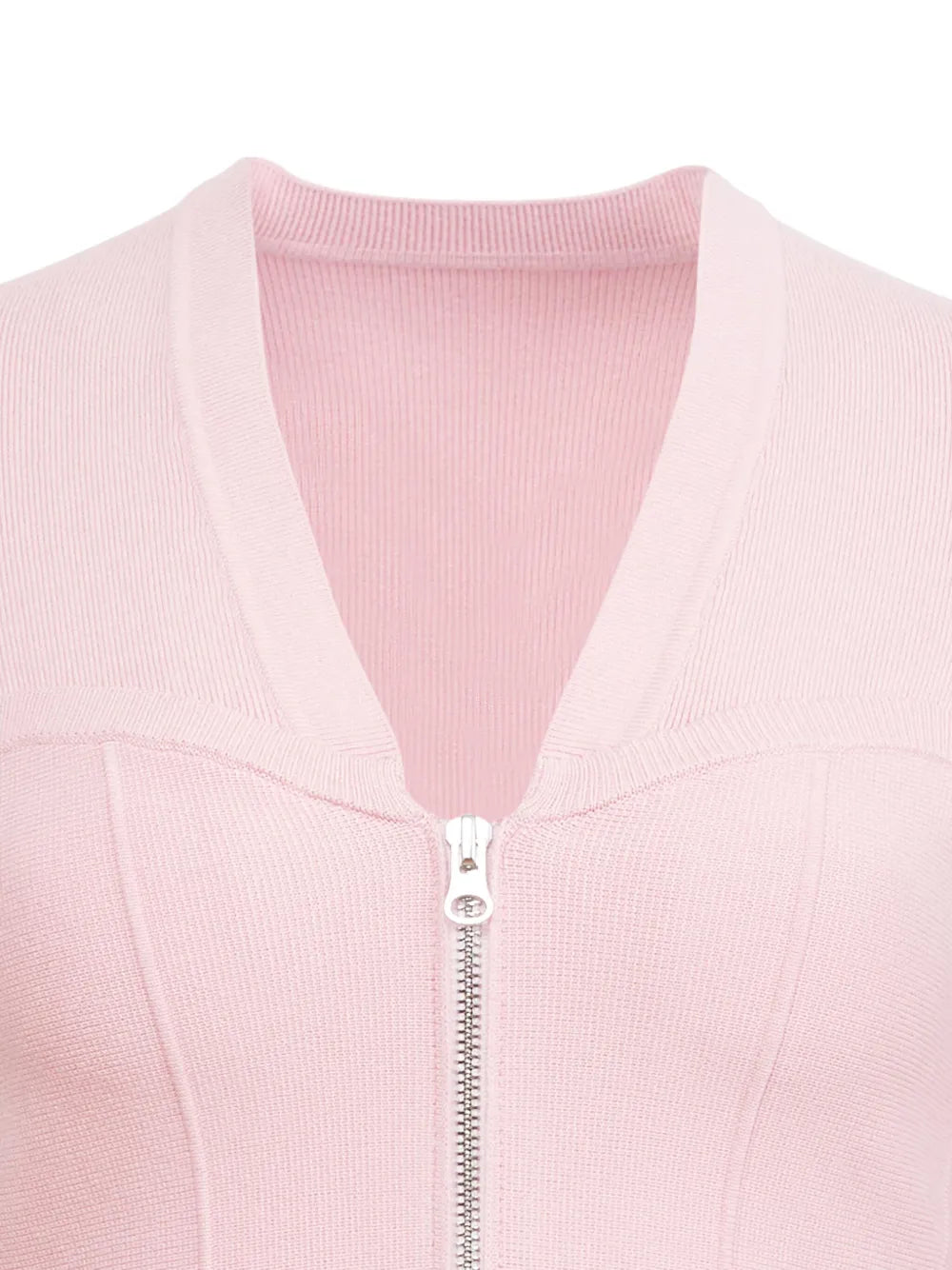 Bustier-Style Knitted Cardigan
