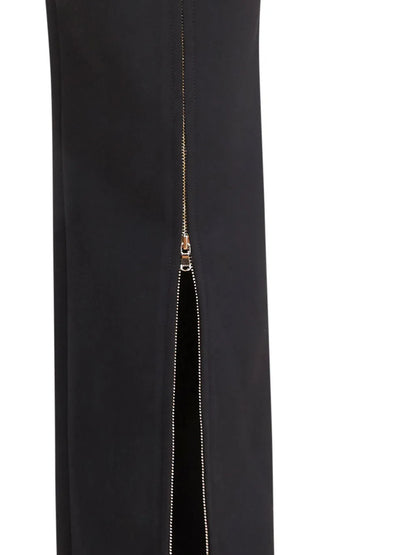 Zip-Up Split Trousers
