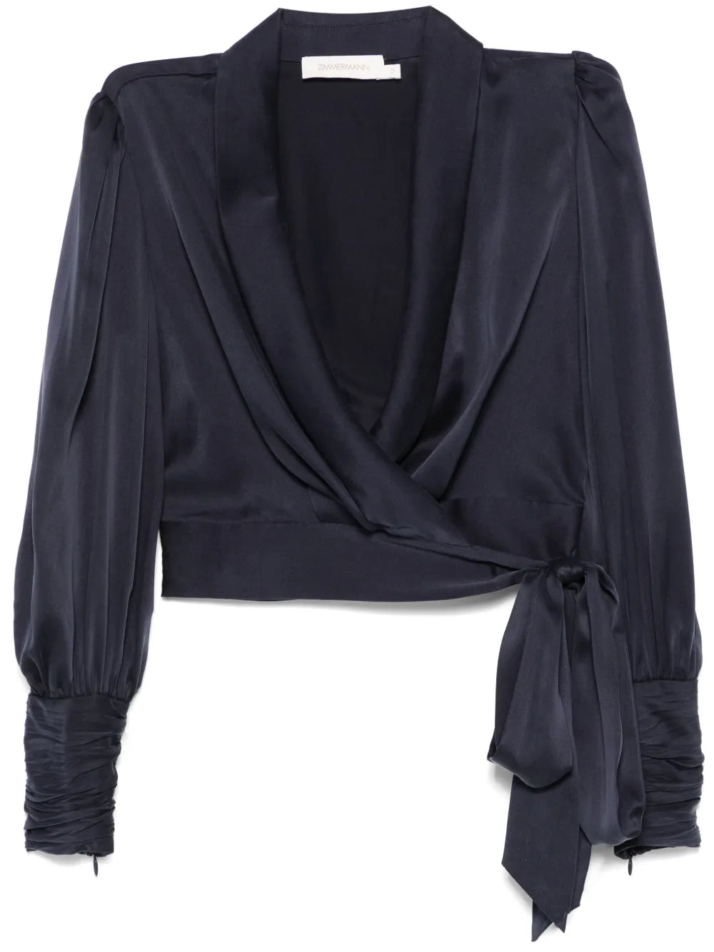 Silk Wrap Top